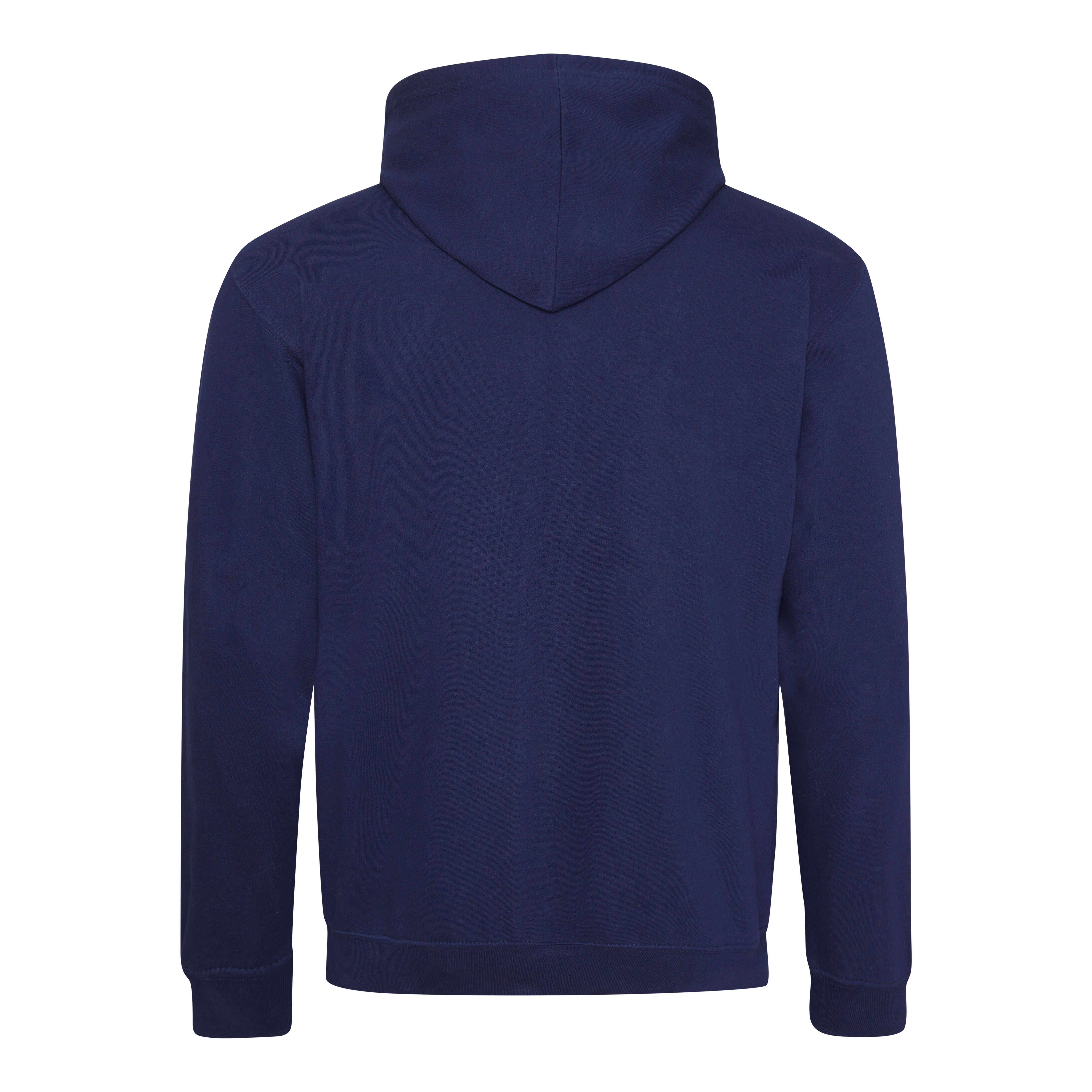Wallingford Dog Training Club Official Varsity Pullover Hoodie Oxford Navy/Sun Yellow