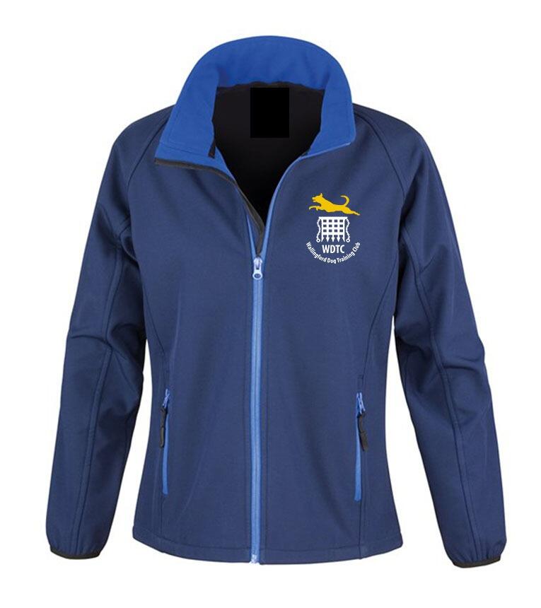 Wallingford Dog Training Club Official Softshell Female Jacket Navy/Royal