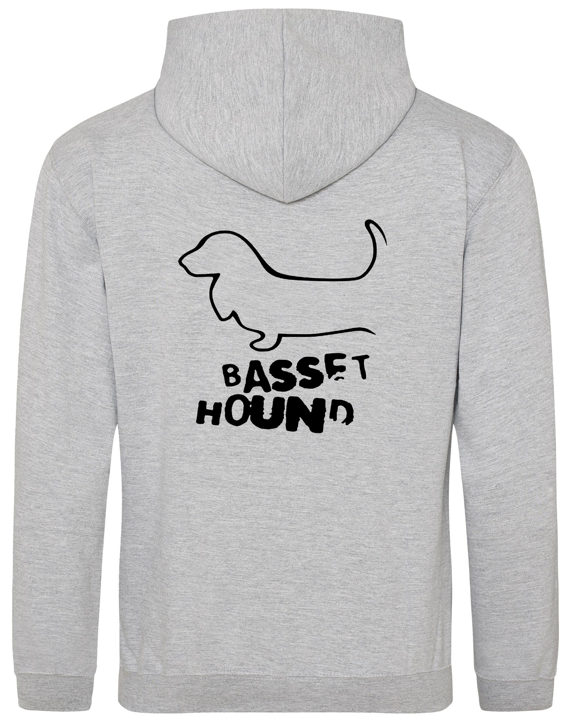 Basset Hound Felpa con Cappuccio