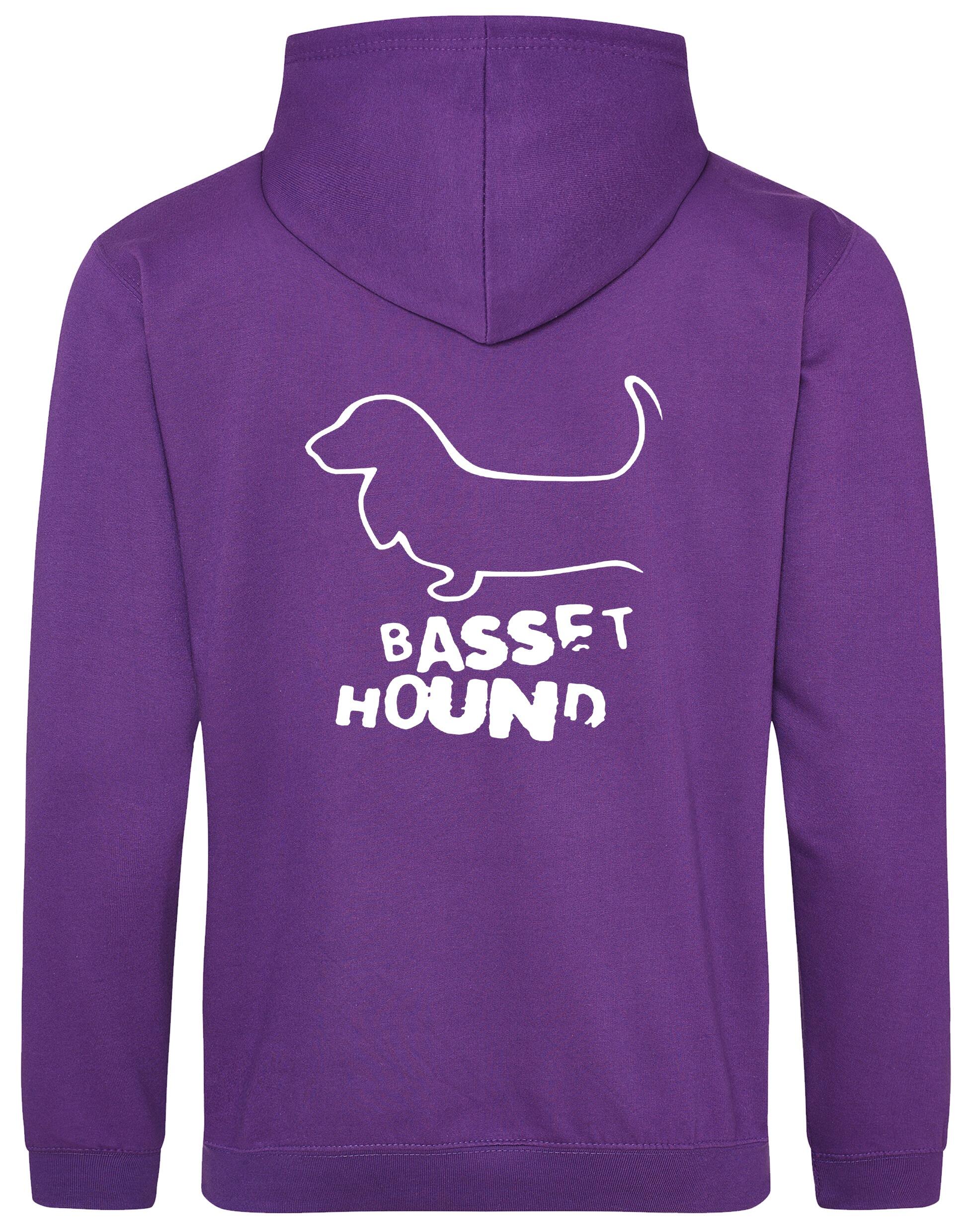 Basset Hound Dog Breed Design Pullover Hoodie – Style and Comfort for Dog Lovers