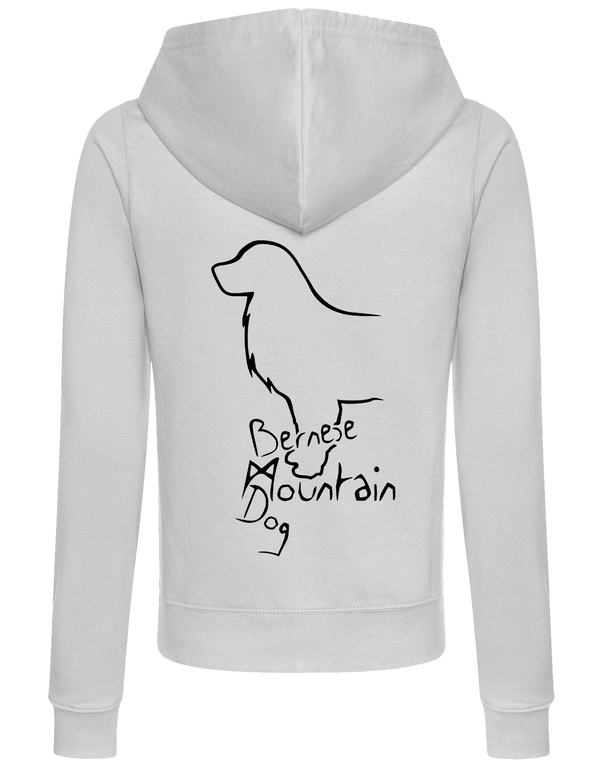 Bernese Mountain Dog Women’s Zipped Hoodie – Style, Comfort, and Bernese Love