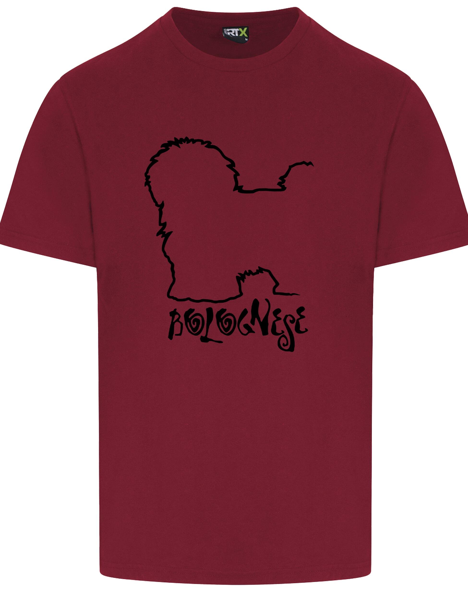 Unisex Roundneck T-shirt with Bolognese Dog Breed Design – Style for Every Bolognese Fan