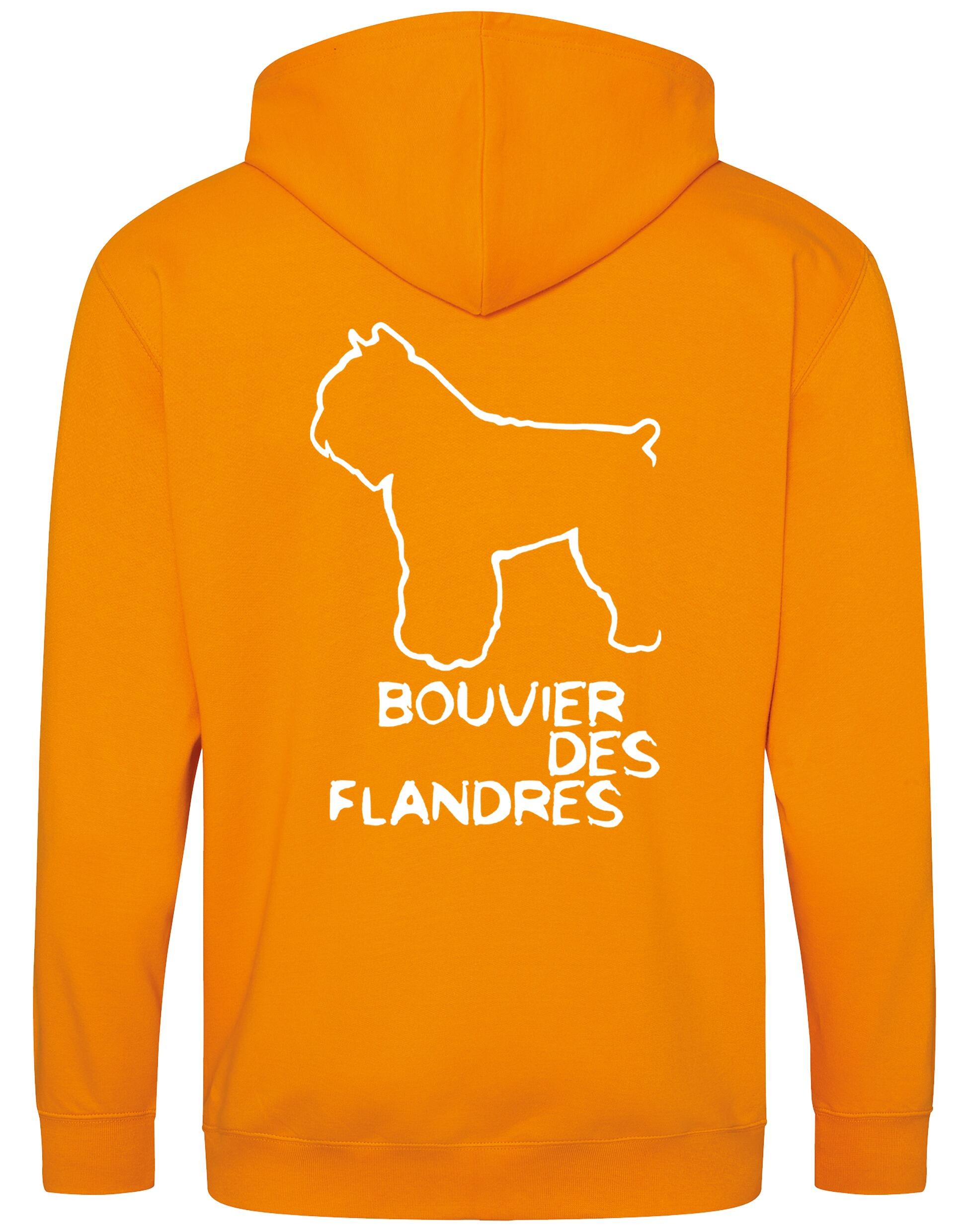 Bouvier des Flandres Dog Breed Design Unisex Zipped Hoodie – Style and Comfort for Dog Lovers