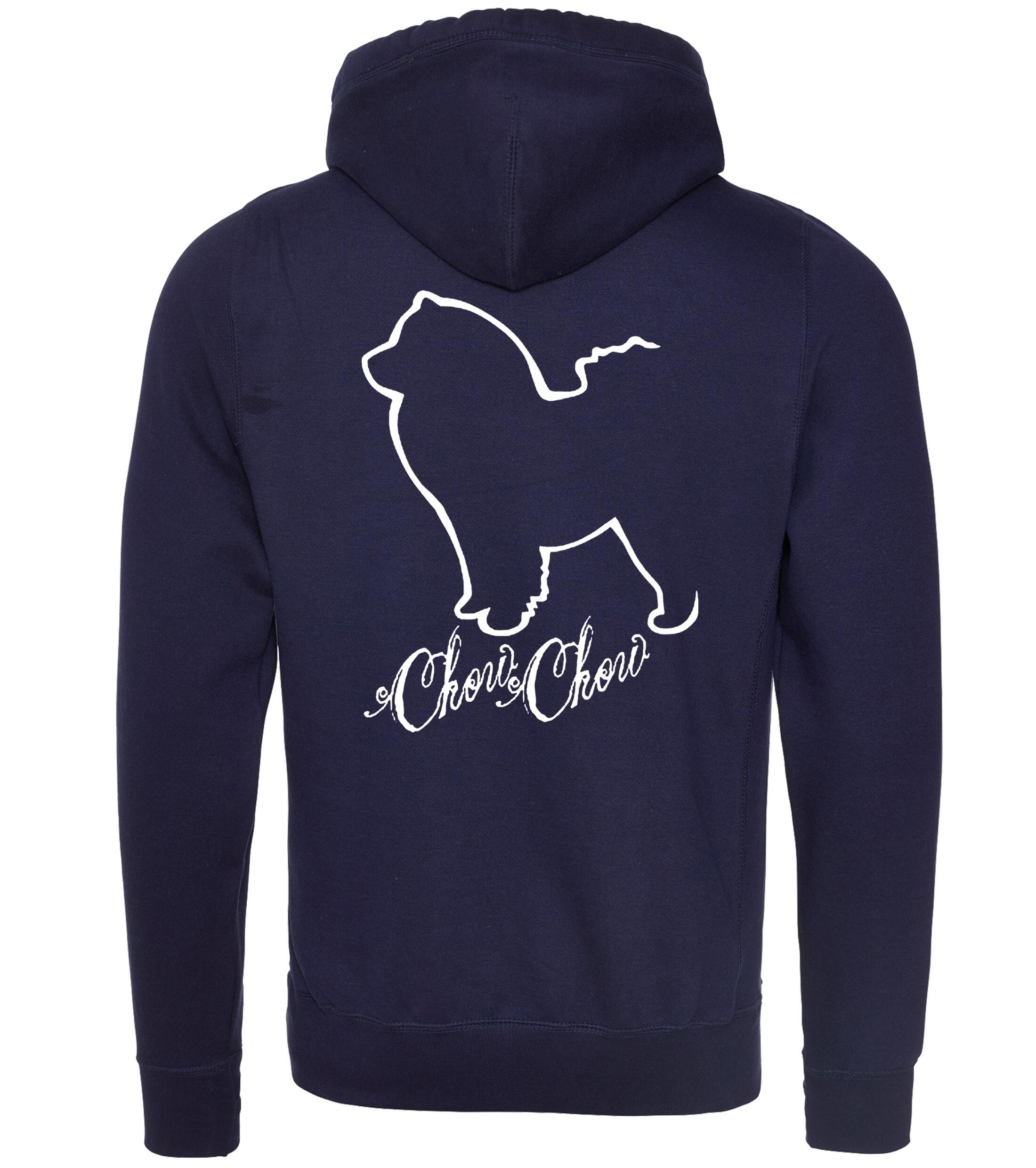 Unisex Crossneck Pullover Hoodie with Chow Chow Dog Breed Design – A Must-Have for Chow Chow Fans