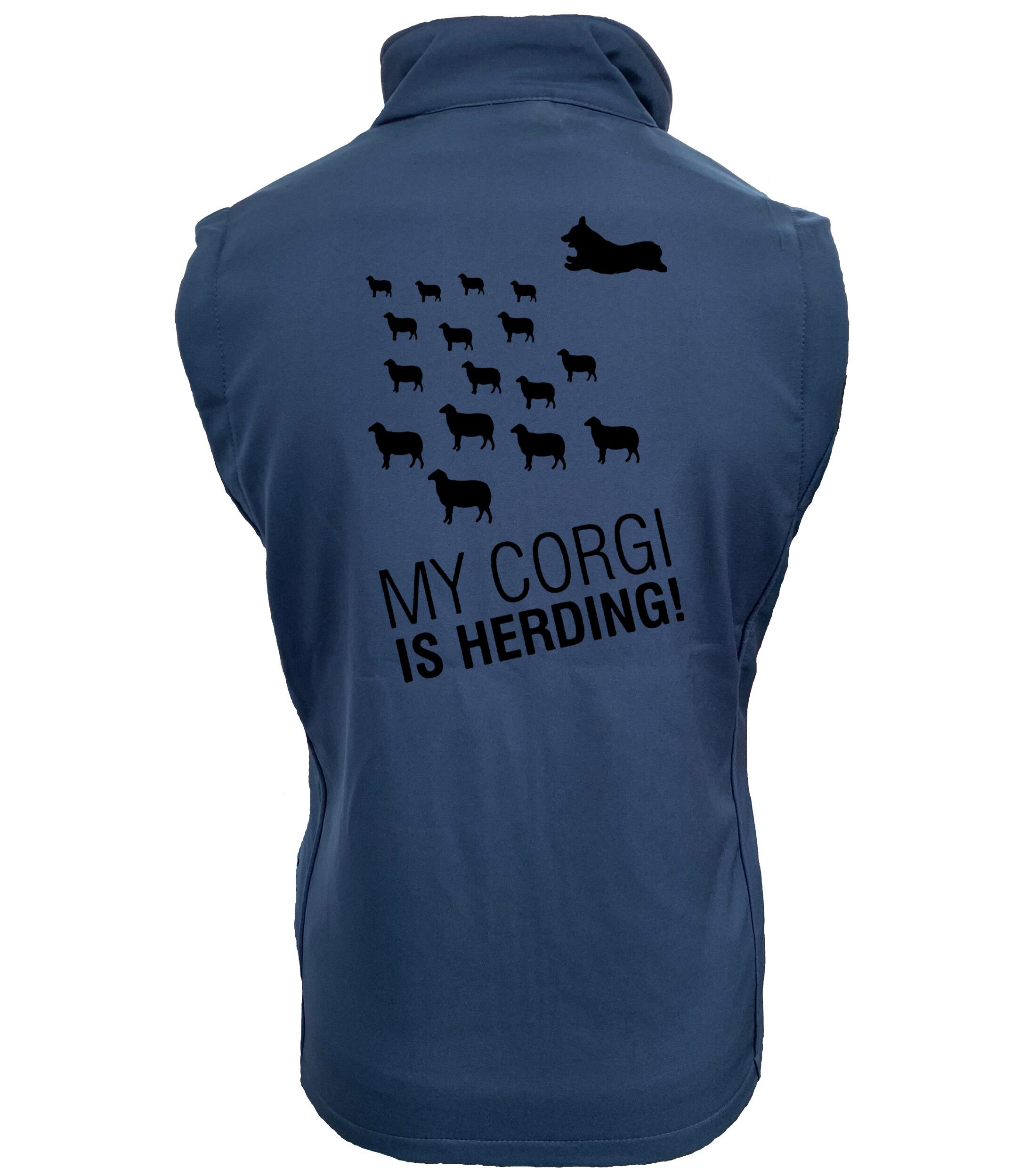 Women’s Softshell Jacket with Corgi Herding Dog Breed Design – Elegance for Corgi Herding Enthusiasts