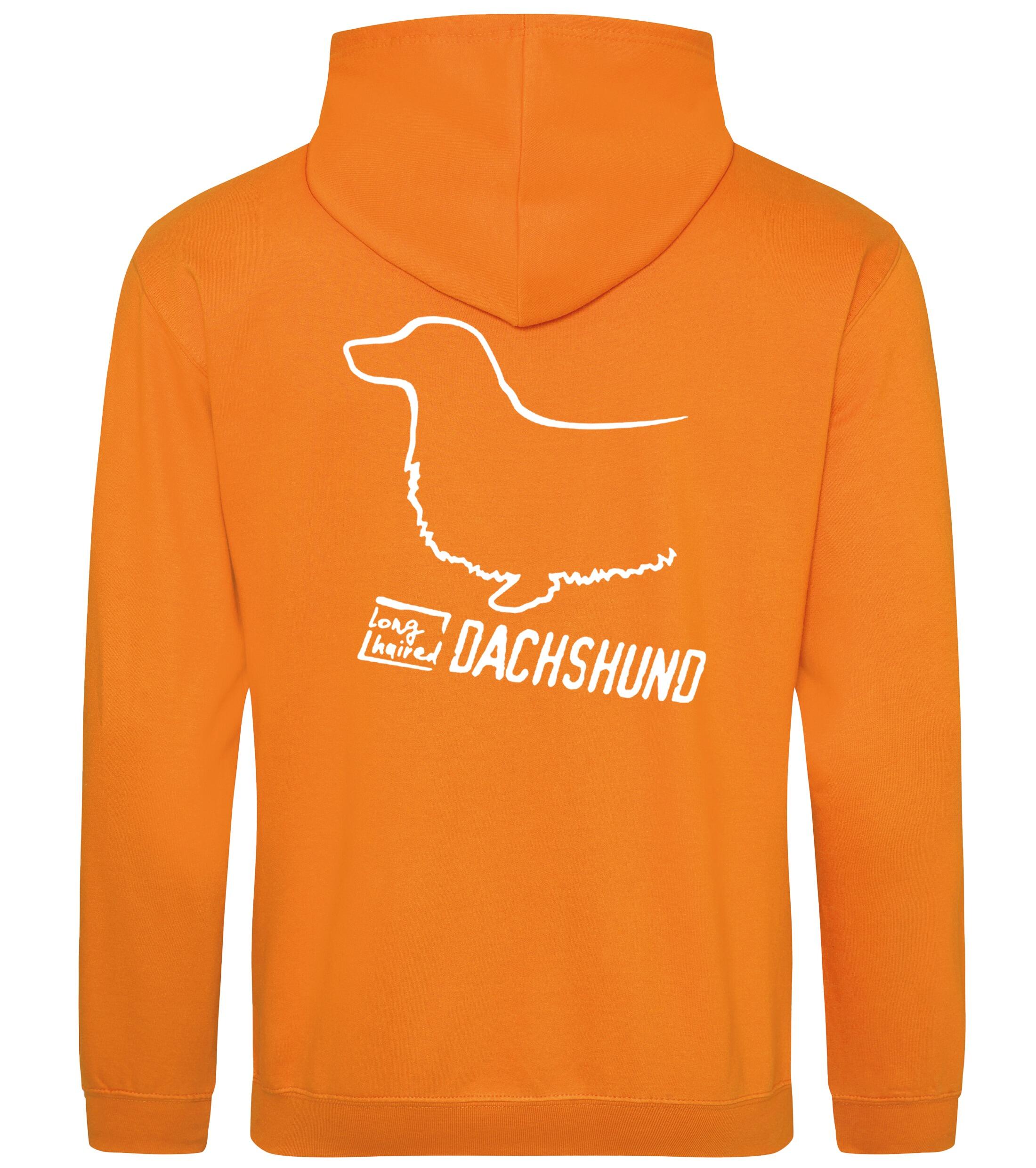 ​​Dachshund (Longhaired) Dog Breed Design Pullover Hoodie – Cozy & Stylish for Dachshund Lovers