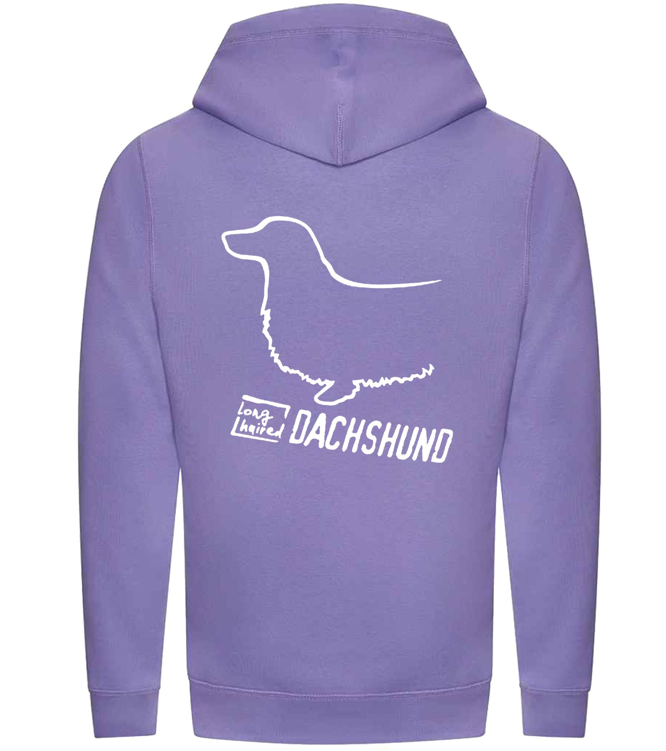 Dachshund (Longhaired) Dog Breed Design Unisex Crossneck Pullover Hoodie Showcase Your Passion for Dachshunds (Longhaired)