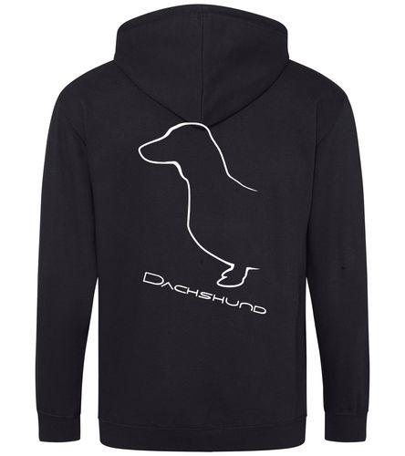 Dachshund (Smooth) Dog Breed Zipped Hoodie – Comfort, Style, and Dachshund Pride