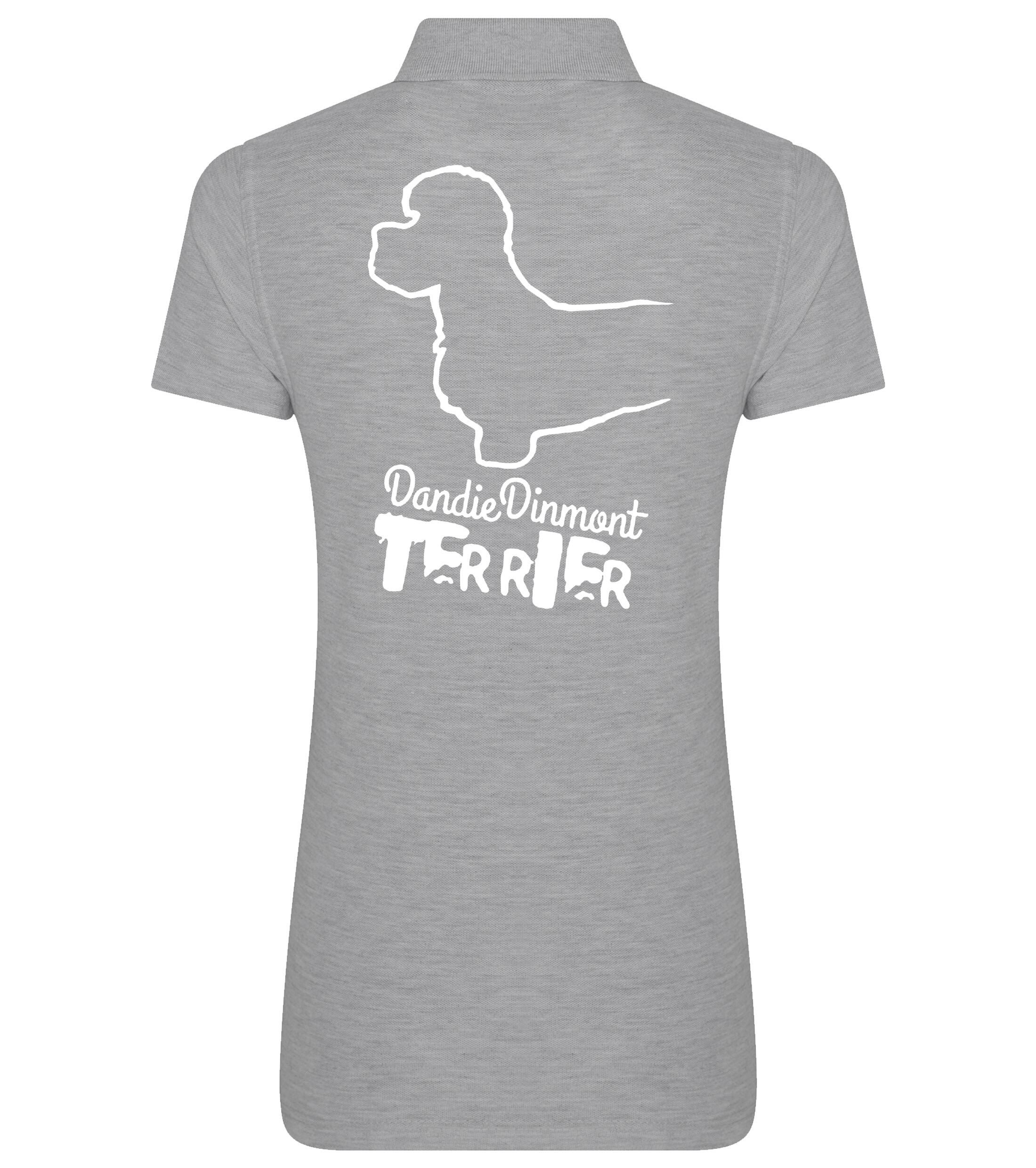 Dandie Dinmont Terrier Women’s Cotton Polo – Elegance for Dandie Dinmont Enthusiasts