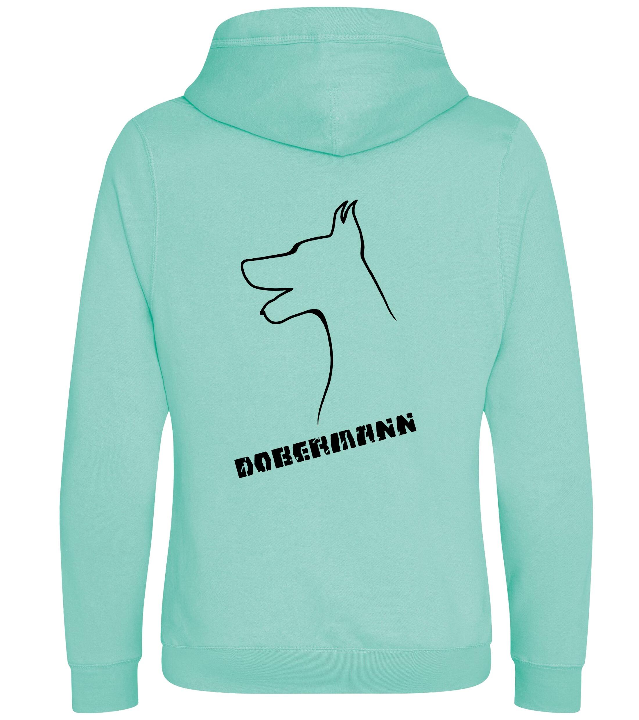 Dobermann (Head) Unisex Crossneck Pullover Hoodie – Style & Dobermann Pride