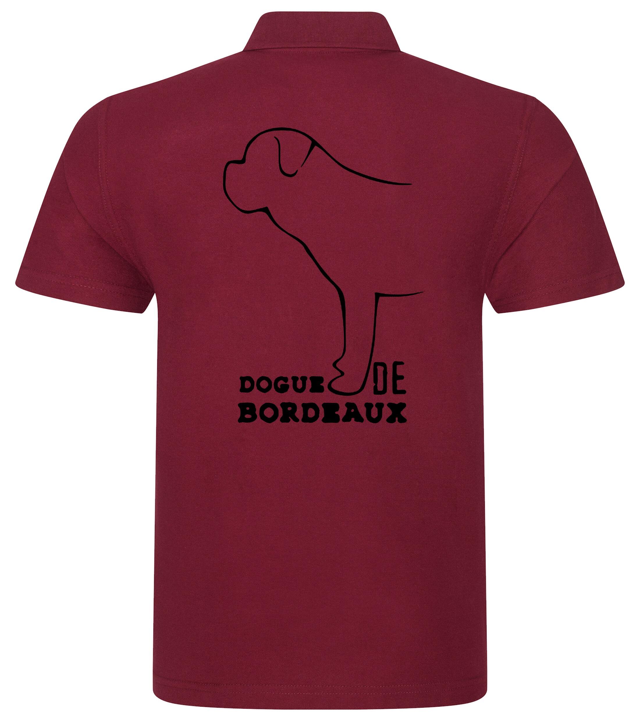 Dogue De Bordeaux Dog Breed Design Unisex Cotton Polo – Style for Dogue De Bordeaux Lovers