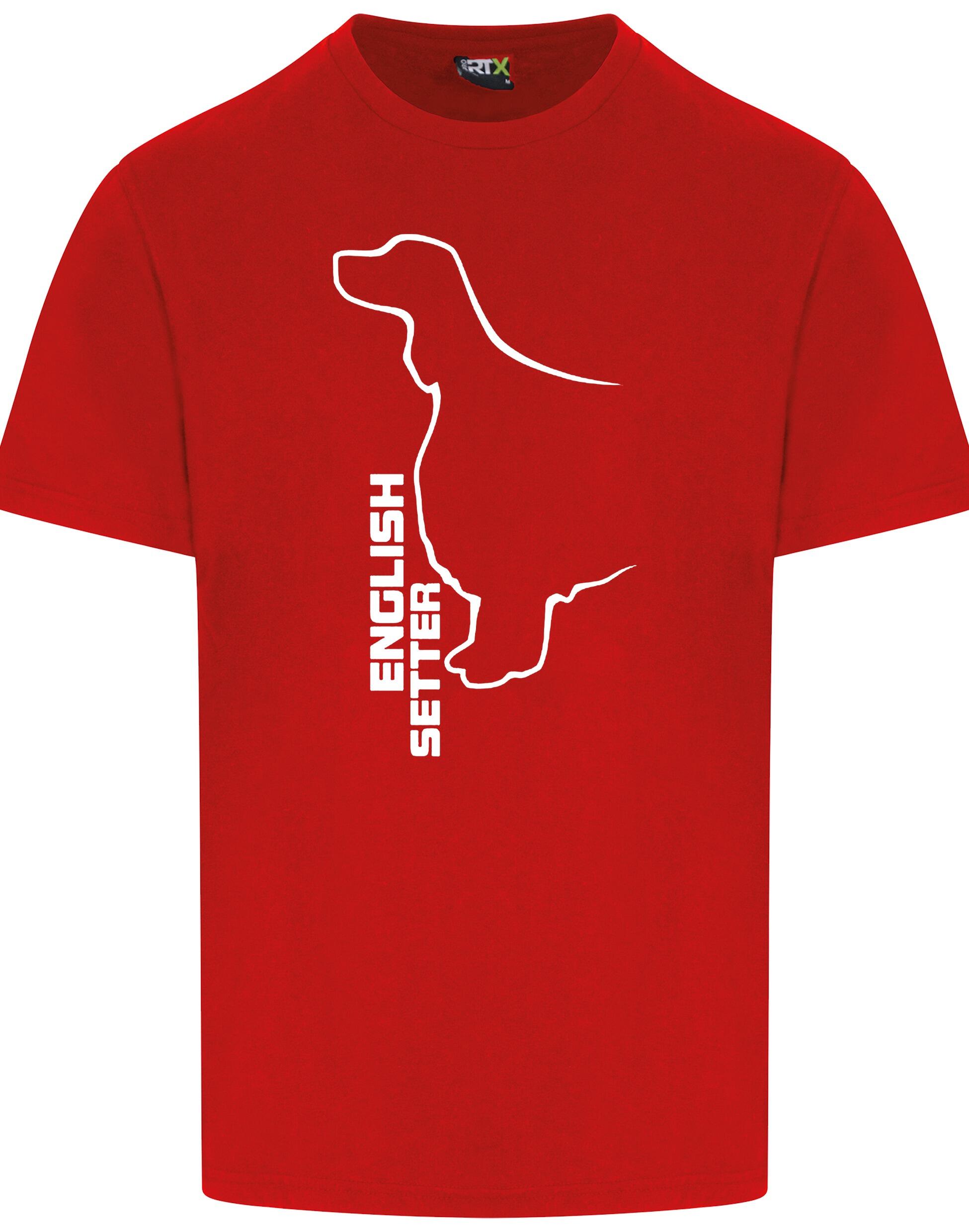 Unisex Roundneck T-shirt with English Setter Design – Style for Every Setter Fan