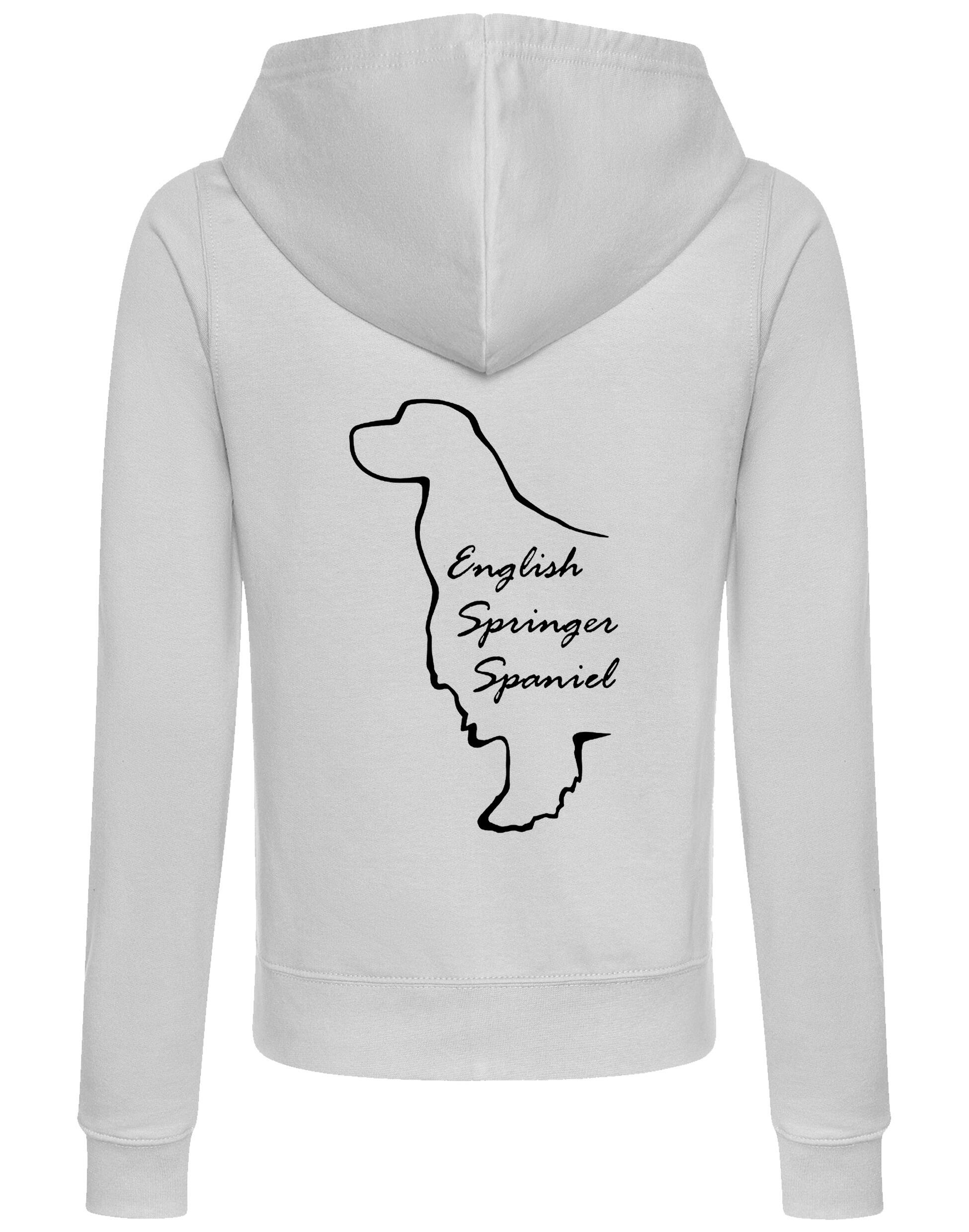 English Springer Spaniel Women’s Zipped Hoodie – Cozy, Stylish, and Perfect for Springer Spaniel Fans