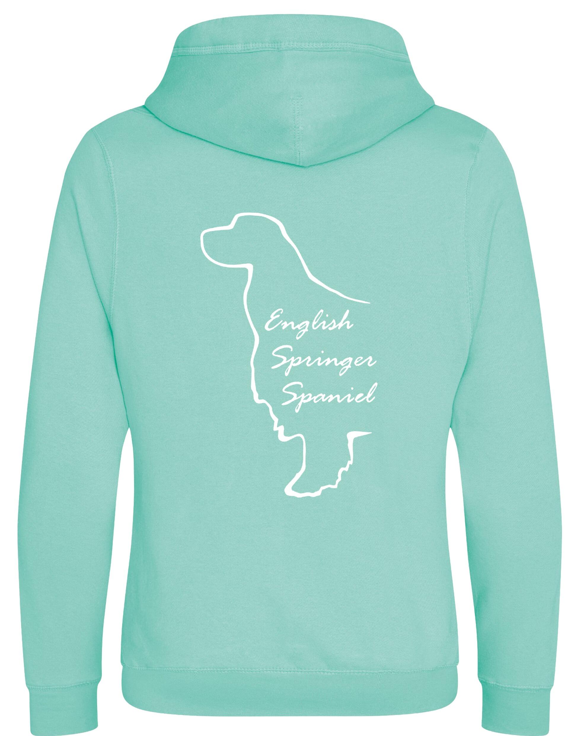English Springer Spaniel Unisex Crossneck Pullover Hoodie – Cosy and Perfect for Springer Enthusiasts