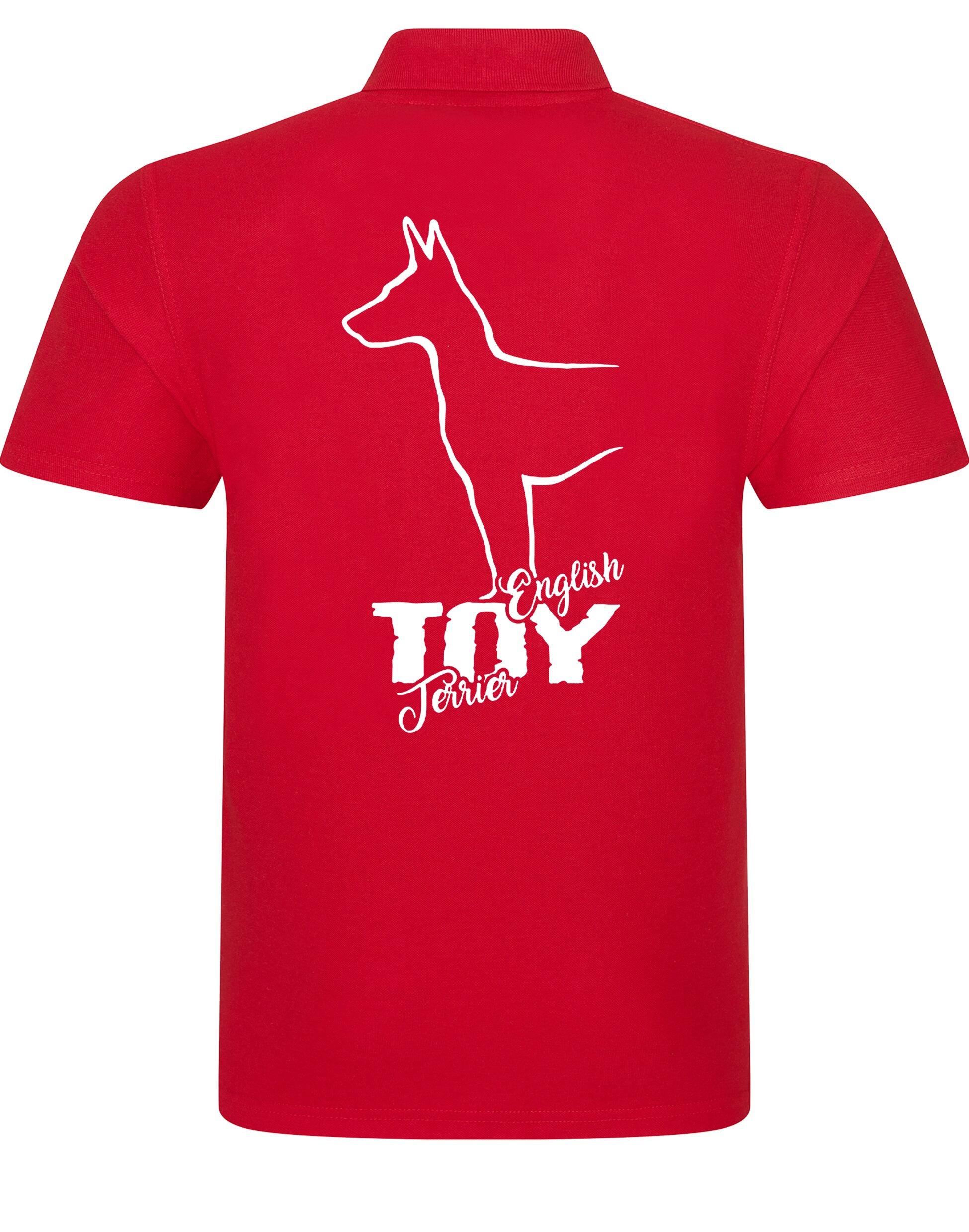 English Toy Terrier Unisex Cotton Polo – Classic Style for Terrier Enthusiasts