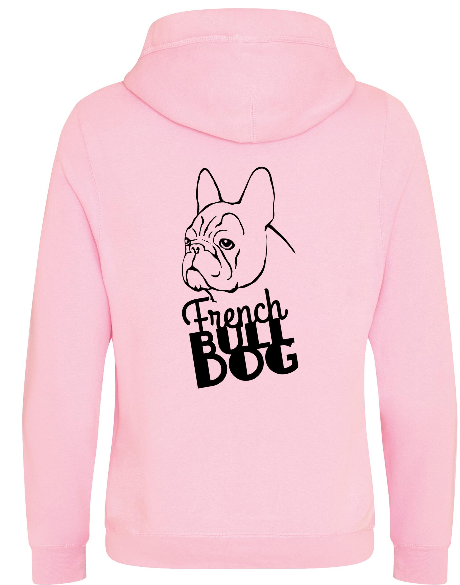 French Bulldog (Head) Unisex Crossneck Pullover Hoodie – A Must-Have for Bulldog Fans