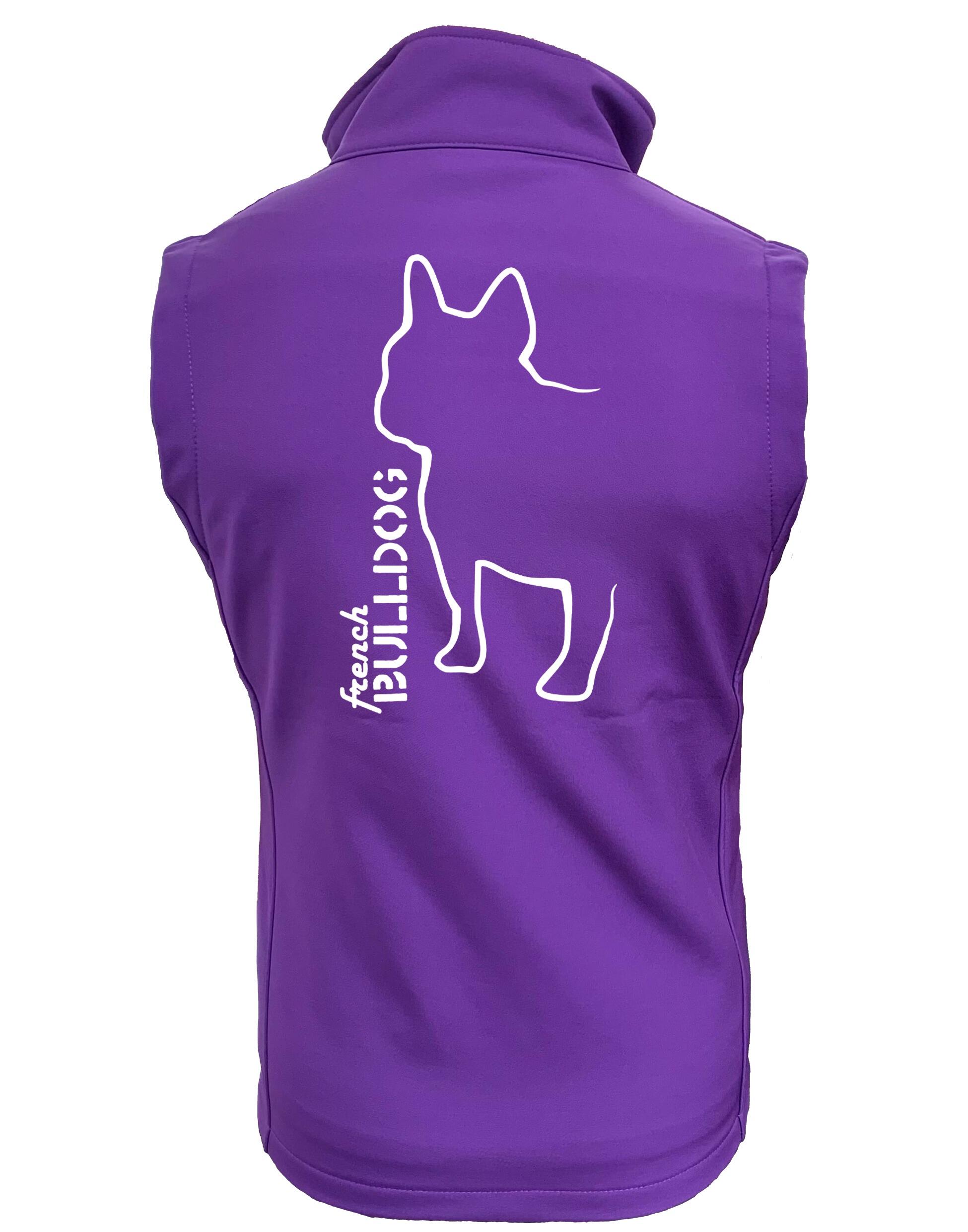 French Bulldog (Outline) Unisex Softshell Jacket – Stylish and Practical for French Bulldog Enthusiasts