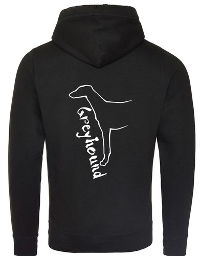 Unisex Greyhound crossneck pullover hoodie with exclusive breed graphic, premium heavy-blend fabric, brushed fleece interior, and kangaroo pocket, perfect for dog lovers.