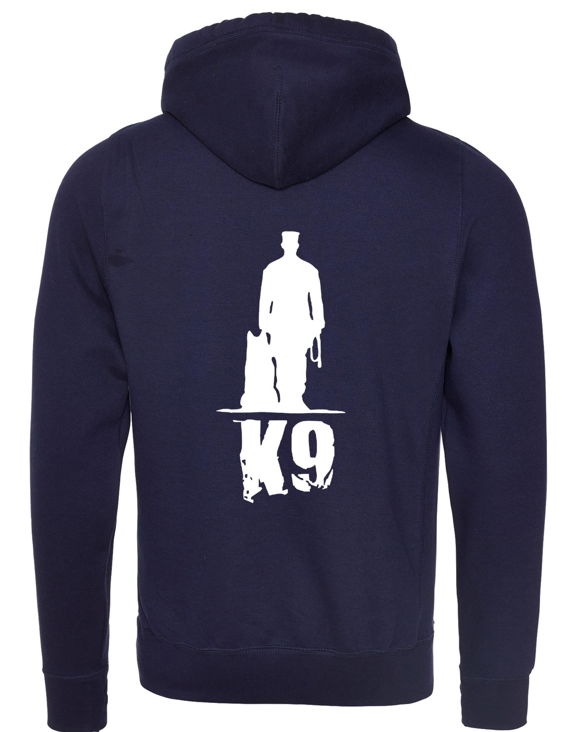 K9 crossneck pullover hoodie with modern design, exclusive artwork, and cozy fleece interior, ideal for dog lovers seeking style and comfort.