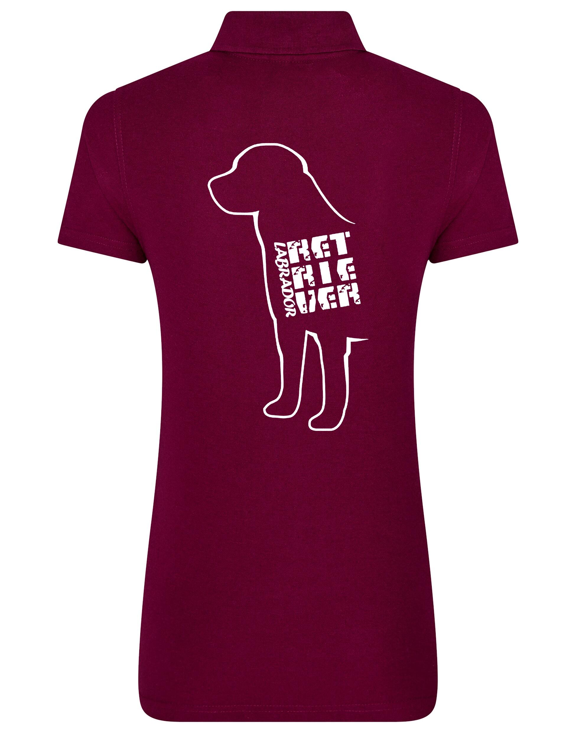 Women’s Cotton Polo featuring exclusive Labrador Retriever design, crafted from breathable cotton with a feminine fit for style and all-day comfort.