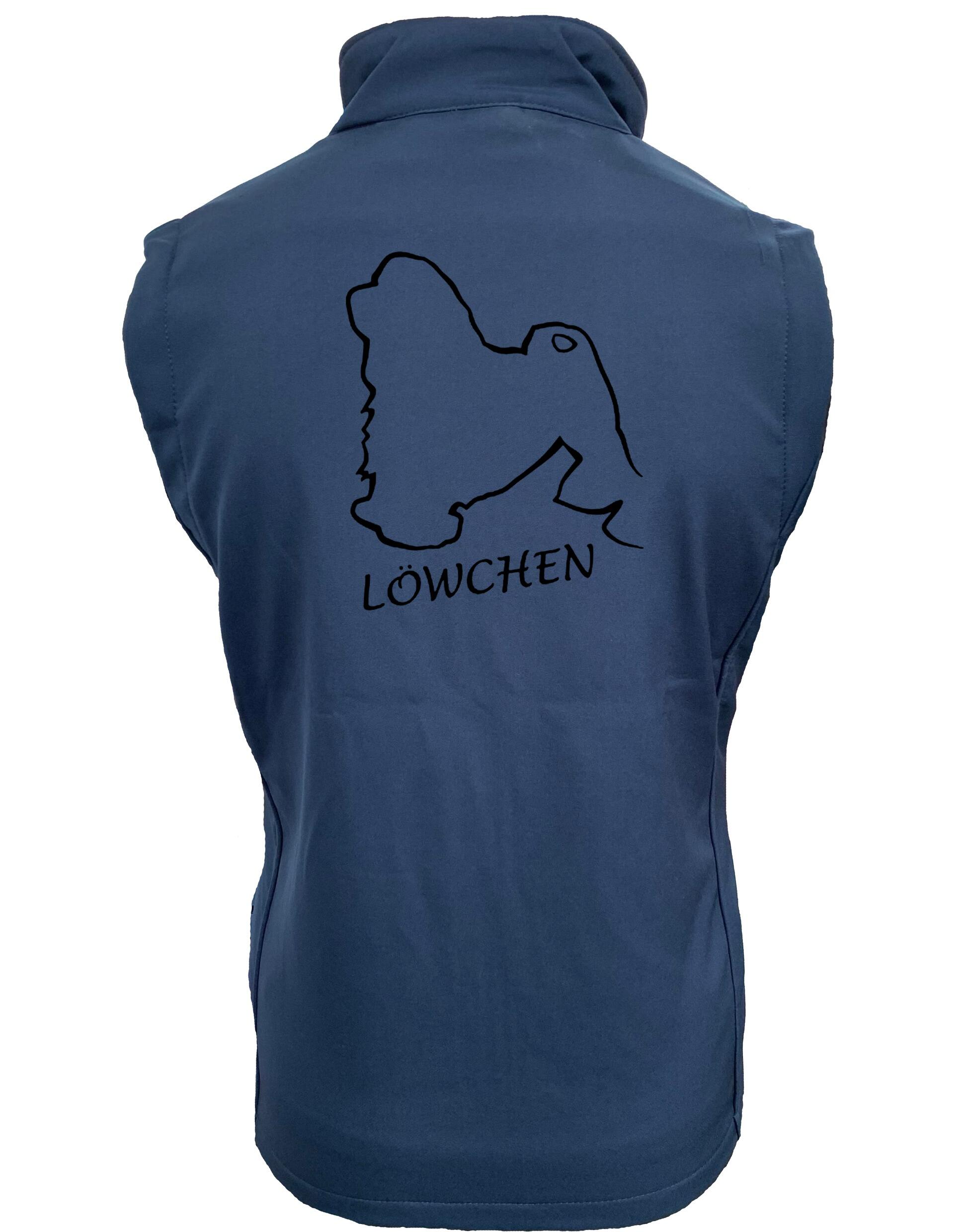 Lowchen Women’s Softshell Gilet with fleece lining and exclusive breed artwork.