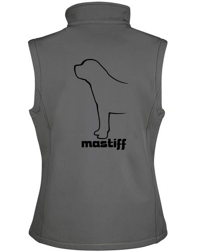 Mastiff Unisex Softshell Jacket with exclusive breed design, water-resistant fabric, and fleece lining for warmth and comfort.