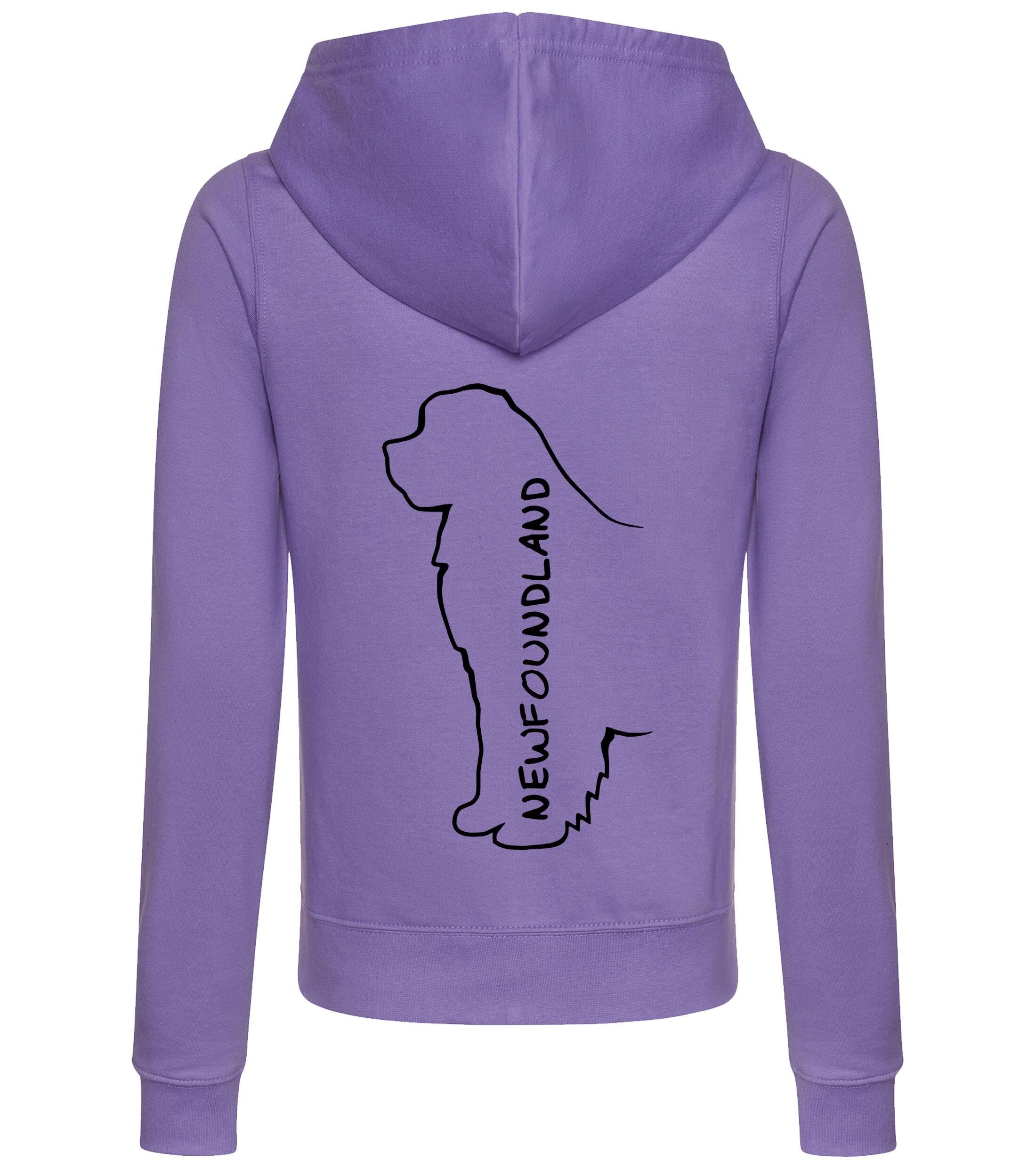 Newfoundland Women’s Zipped Hoodie with exclusive breed artwork, full-zip design, and a flattering feminine fit, crafted from soft, breathable fabric for year-round comfort.