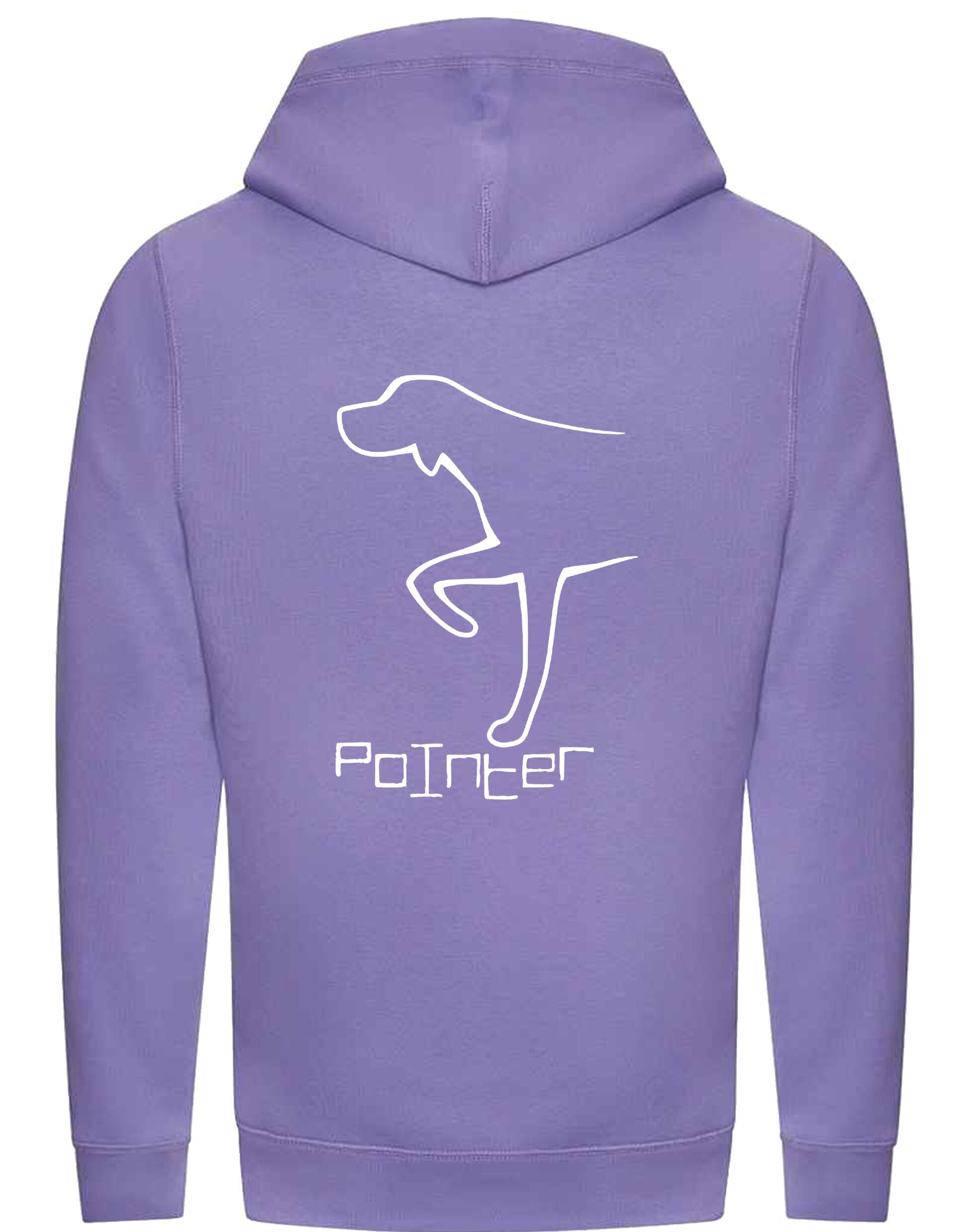 Pointer Crossneck Pullover Hoodie with a stylish Pointer design, featuring a warm brushed fleece lining and spacious kangaroo pocket.