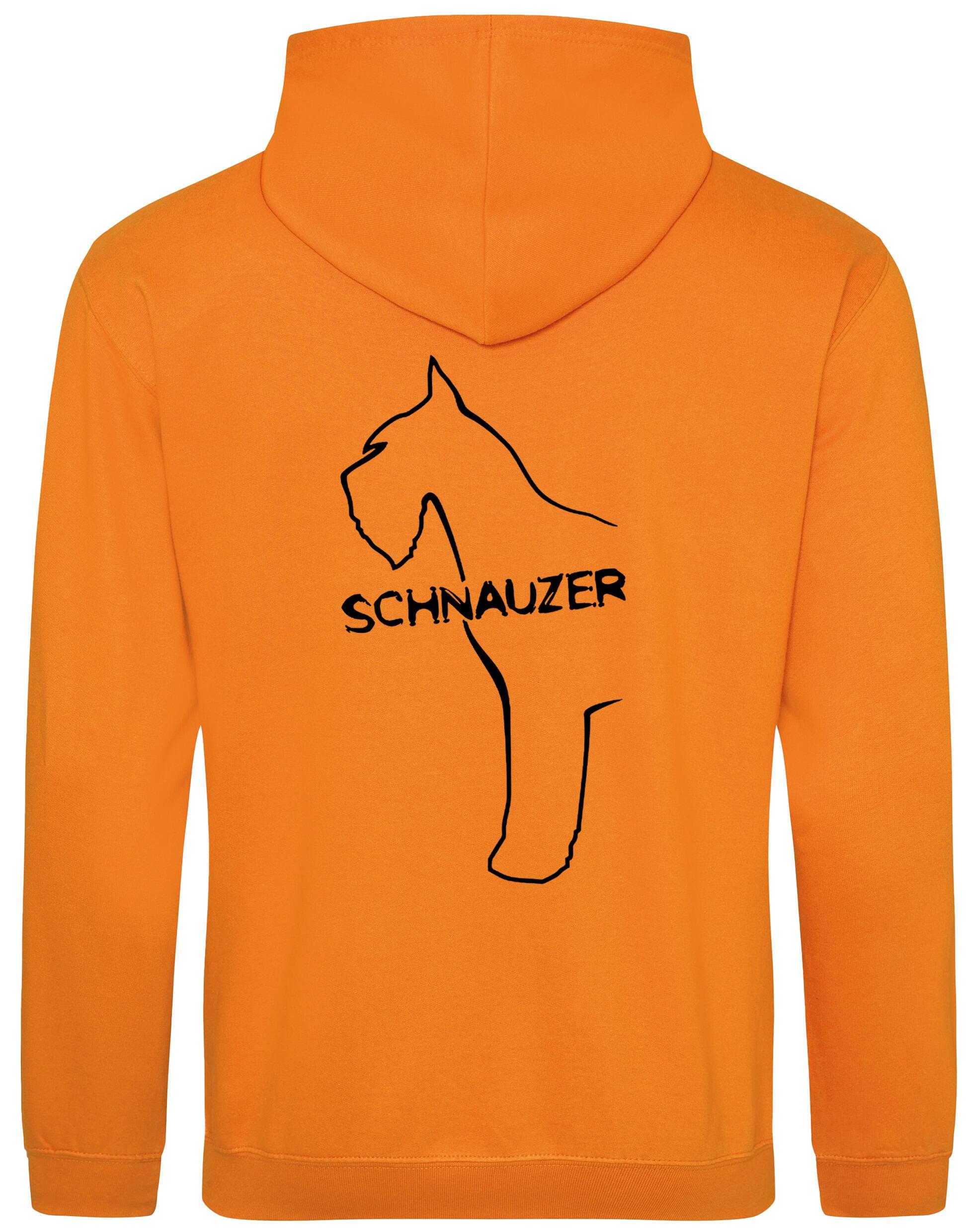Schnauzer Design Pullover Hoodie featuring exclusive breed artwork, customizable options, and high-quality heavy-blend fabric for warmth and style.