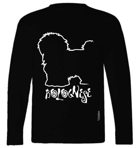 Bolognese Dog Breed T-Shirts Adult Long-Sleeved Premium Cotton
