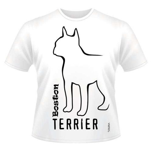 Boston Terrier T-Shirt Roundneck Heavy Cotton