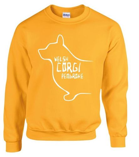 Corgi Pembroke (Outline) Sweatshirts Adult Heavy Blend