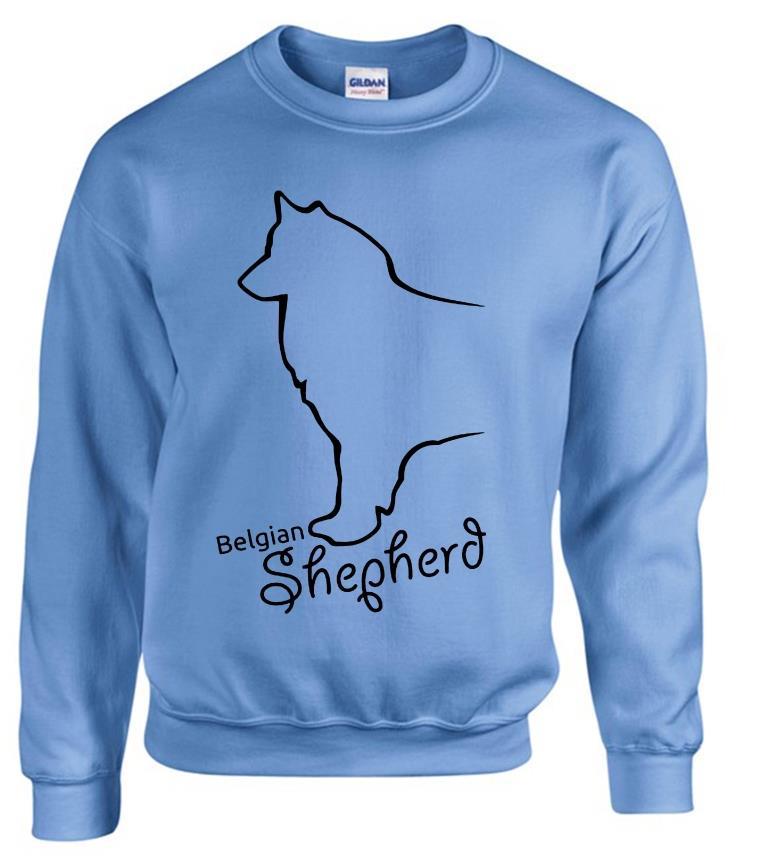 Belgian Shepherd Dog Breed Sweatshirts Adult Heavy Blend