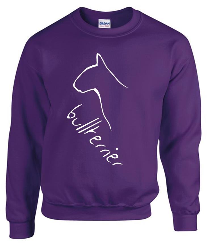 Bullterrier Sweatshirt Heavy Blend Adult Dog Breed Design