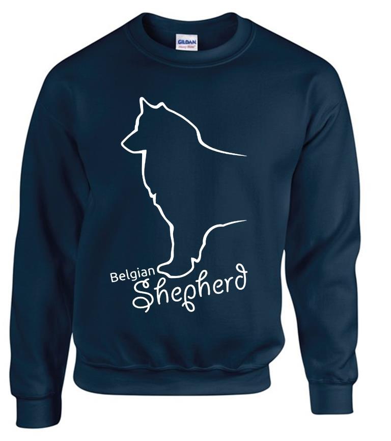 Belgian Shepherd Dog Breed Sweatshirts Adult Heavy Blend