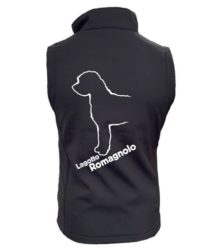 Lagotto Romagnolo Dog Breed Design Softshell Gilet Full Zipped Women's & Men's Styles
