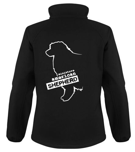 Miniature American Shepherd clothing – Softshell Jackets, Gilets, Crossneck Hoodies, and Pullover Hoodies for Miniature American Shepherd lovers and dog enthusiasts.