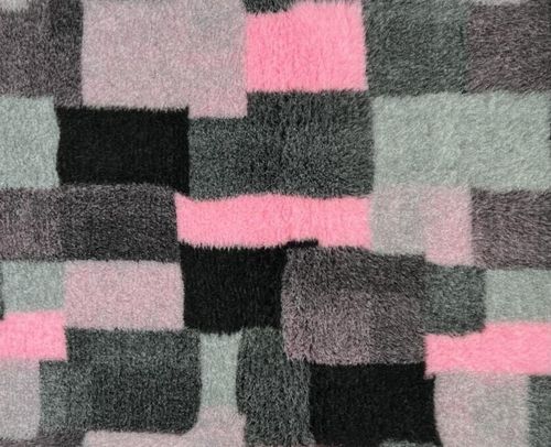 Dogeria Bedding for Dogs Rubber Backed Pink Check