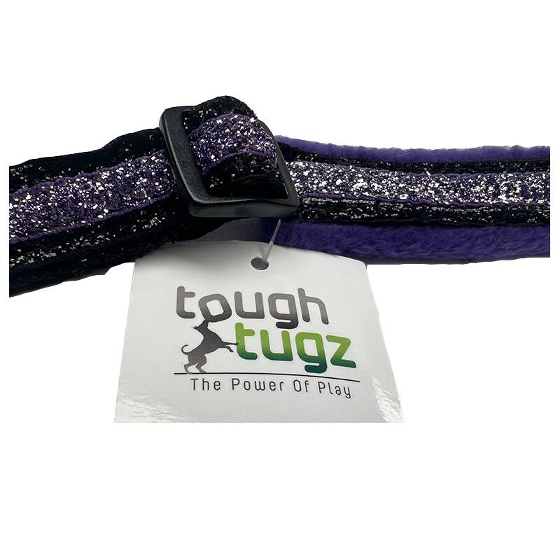 Purple Sparkly Fleece Collar