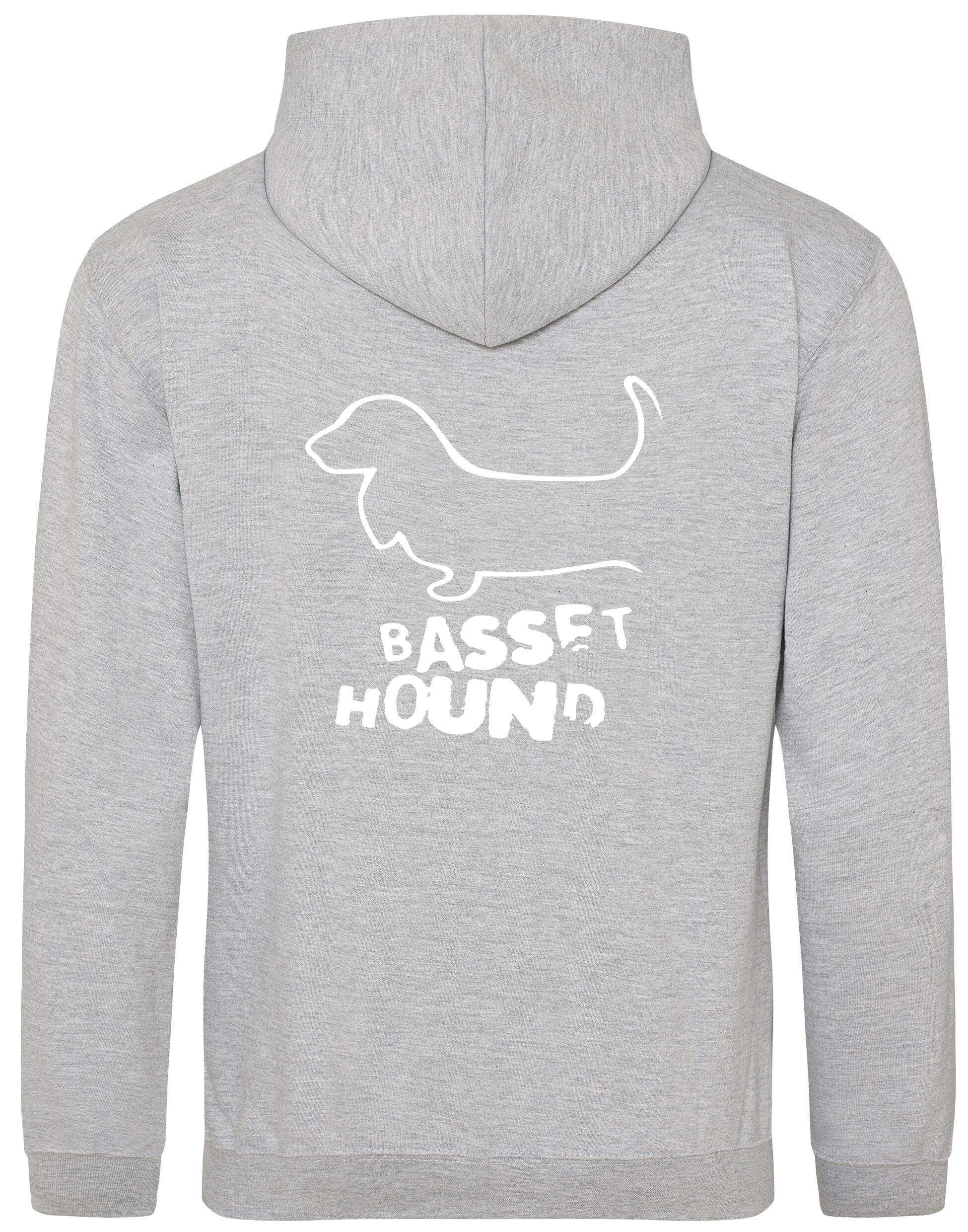 Basset Hound Dog Breed Design Pullover Hoodie – Style and Comfort for Dog Lovers