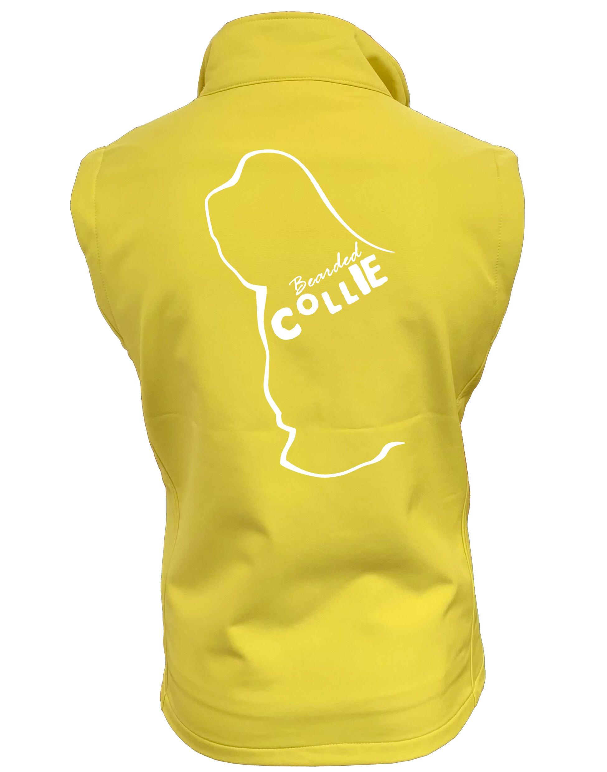 Unisex Bearded Collie Softshell Gilet – Style Meets Comfort for Bearded Collie Lovers