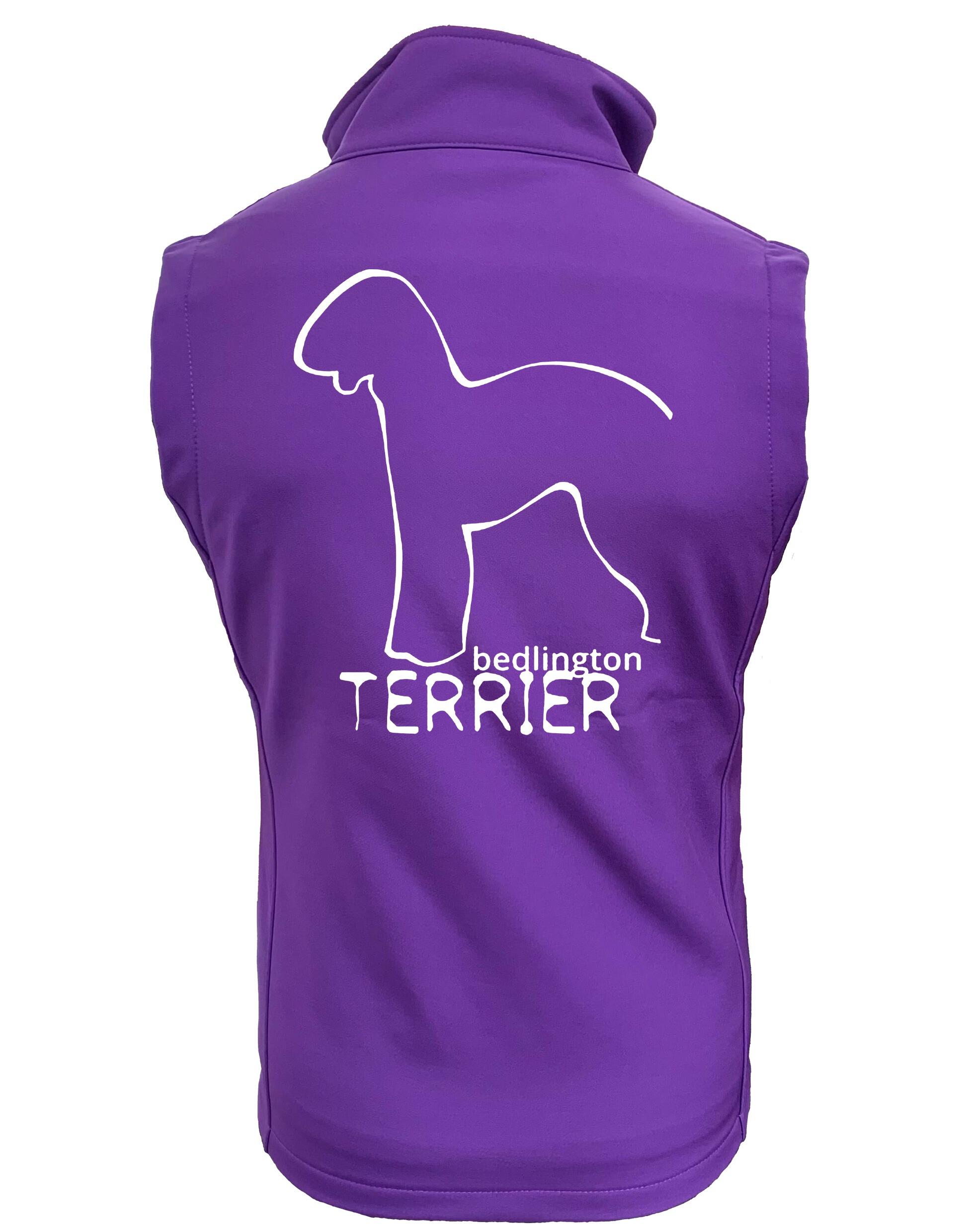 Unisex Bedlington Terrier Softshell Gilet – Style Meets Comfort for Bedlington Terrier Lovers