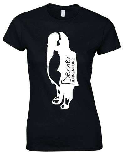 Berner Sennenhund Dog Breed Design Female Roundneck T-shirt – Style for Every Dog Lover