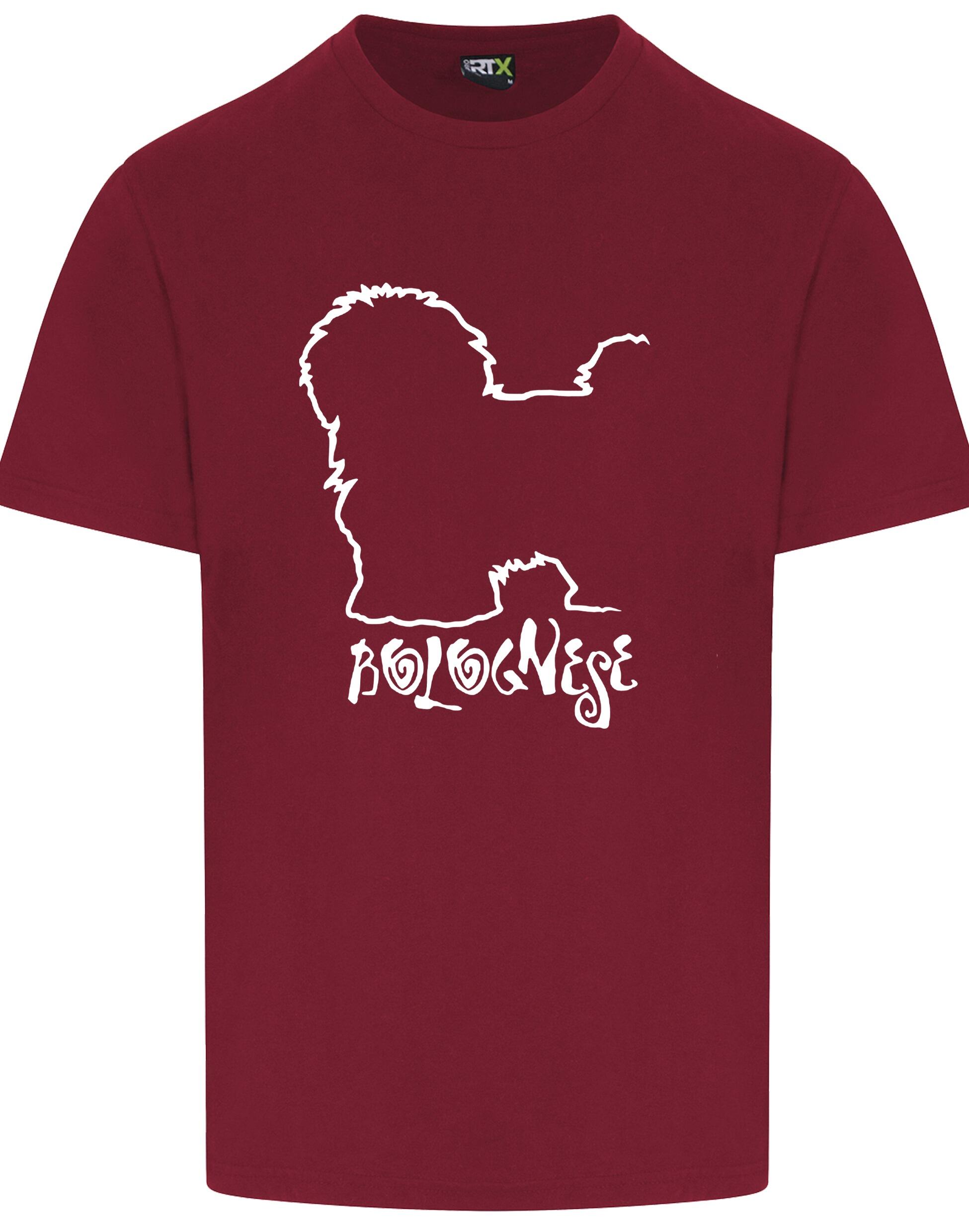 Unisex Roundneck T-shirt with Bolognese Dog Breed Design – Style for Every Bolognese Fan