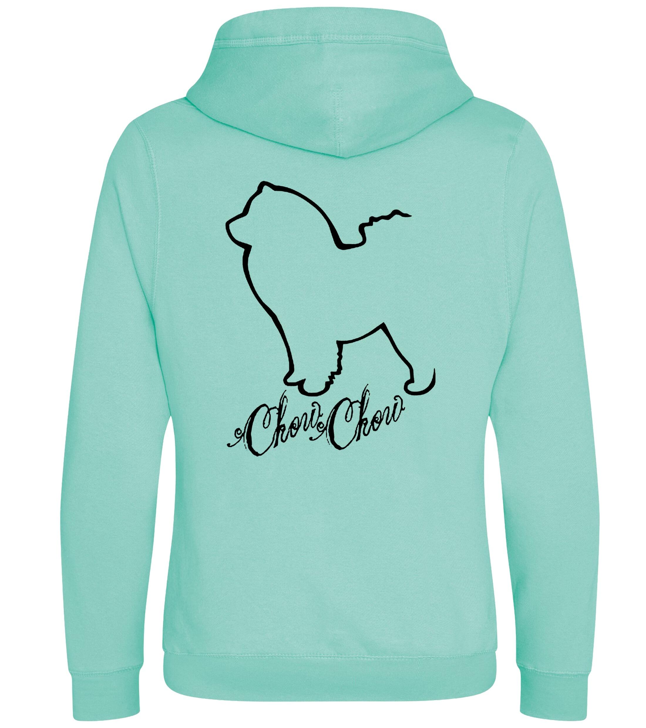 Unisex Crossneck Pullover Hoodie with Chow Chow Dog Breed Design – A Must-Have for Chow Chow Fans