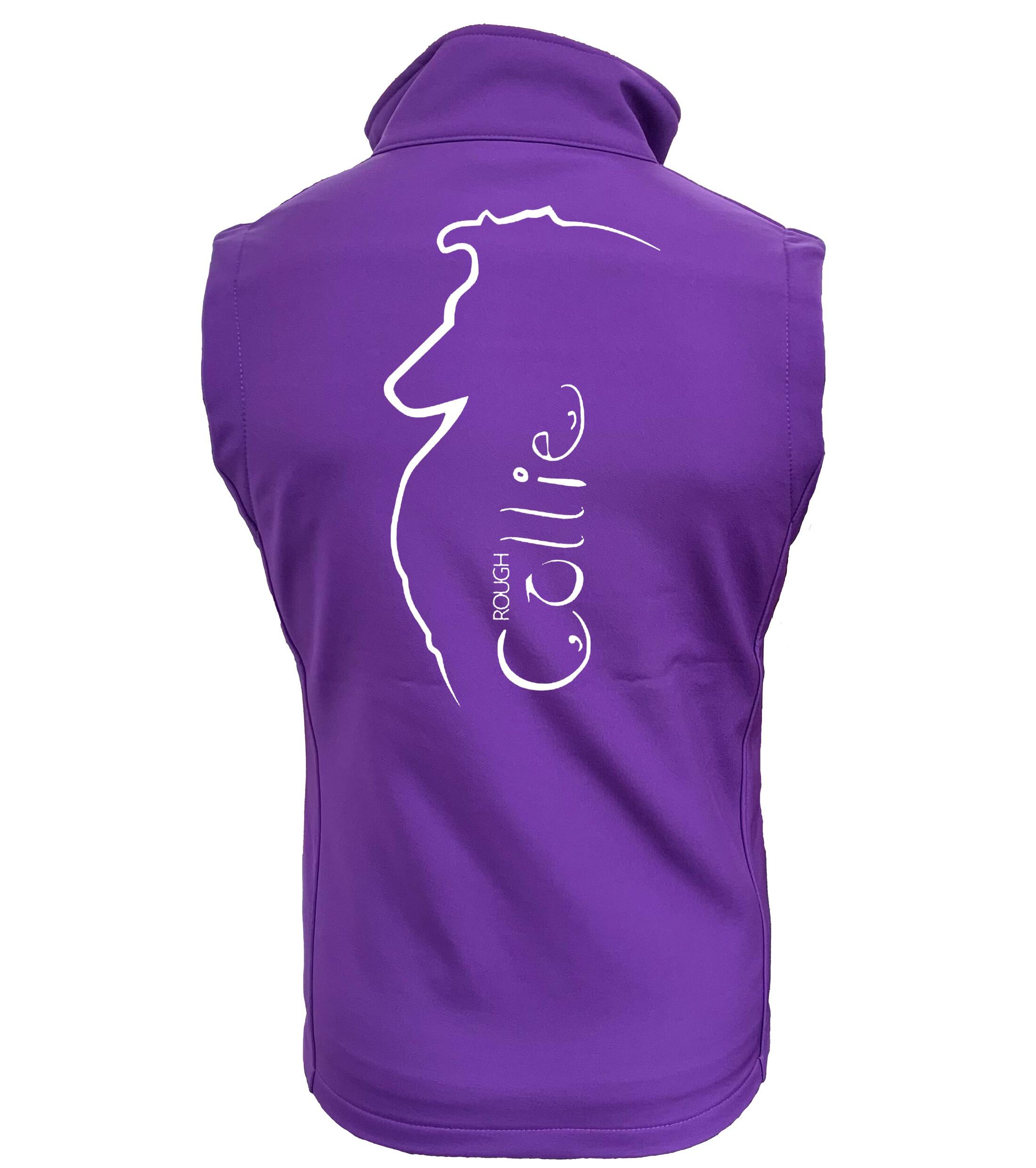 Collie (Rough) Dog Breed Design Unisex Softshell Gilet – Style for Rough Collie Enthusiasts