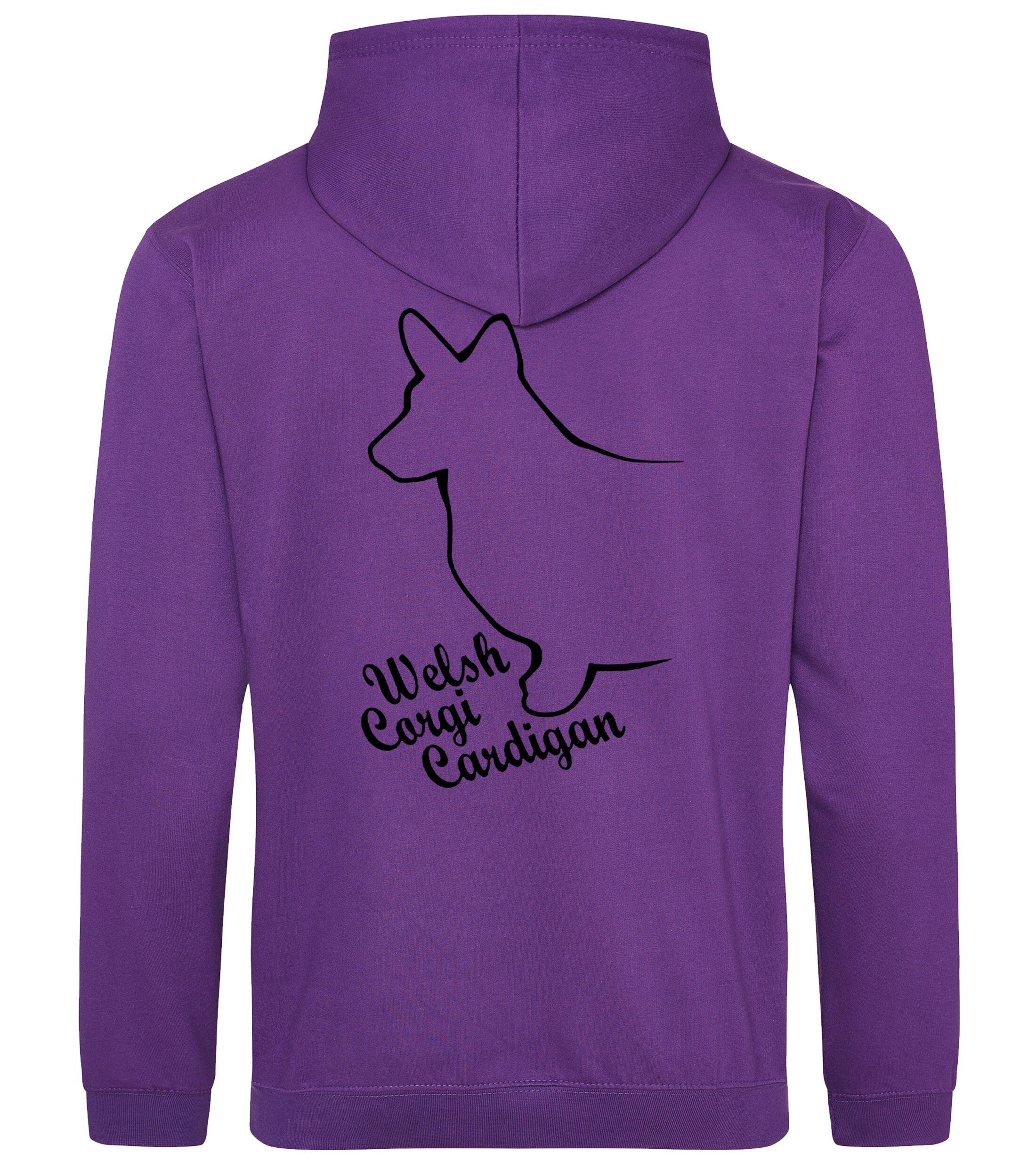 Corgi Cardigan (Welsh) Dog Breed Design Pullover Hoodie – Stylish & Perfect for Corgi Cardigan Lovers
