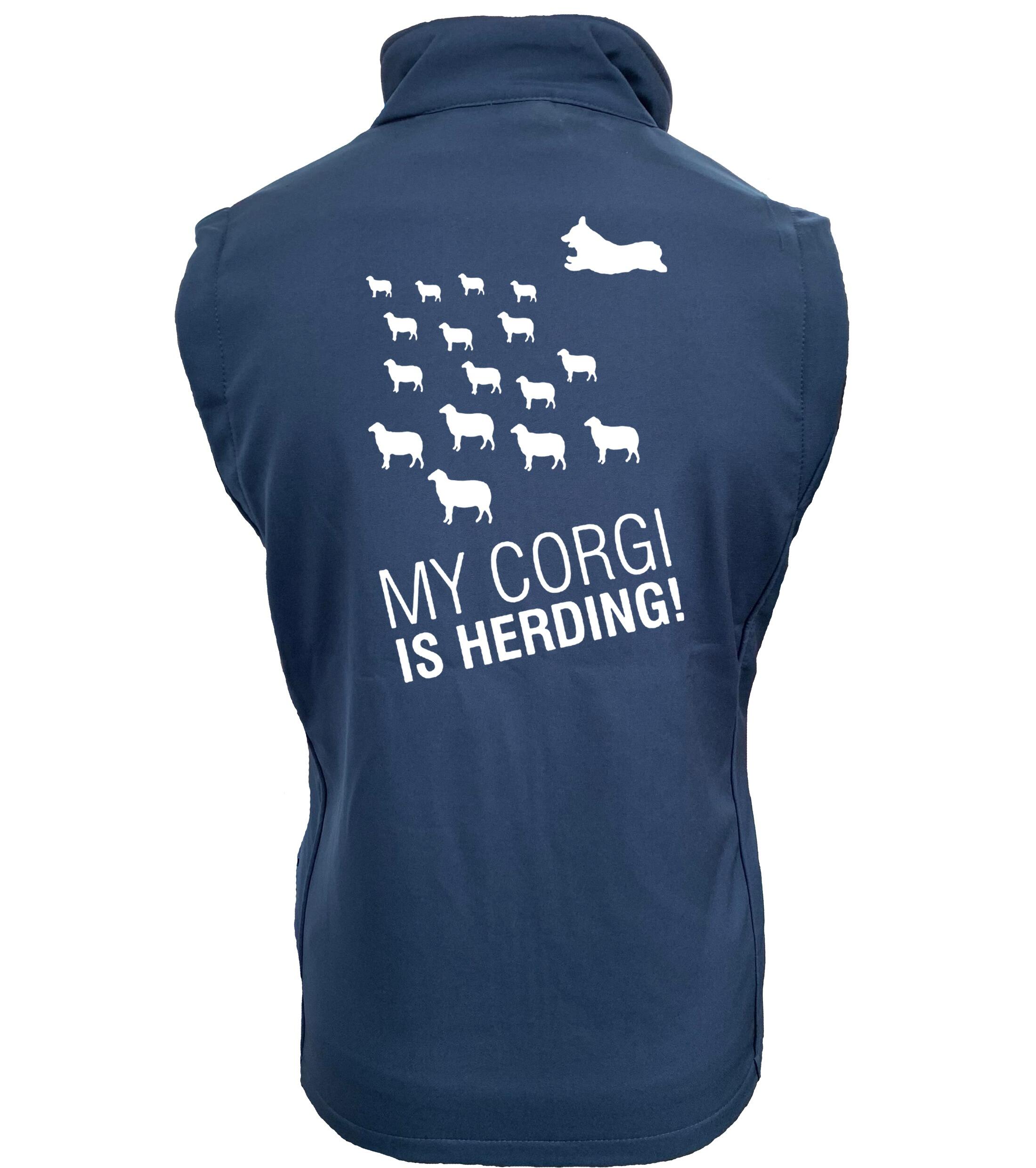 Women’s Softshell Jacket with Corgi Herding Dog Breed Design – Elegance for Corgi Herding Enthusiasts