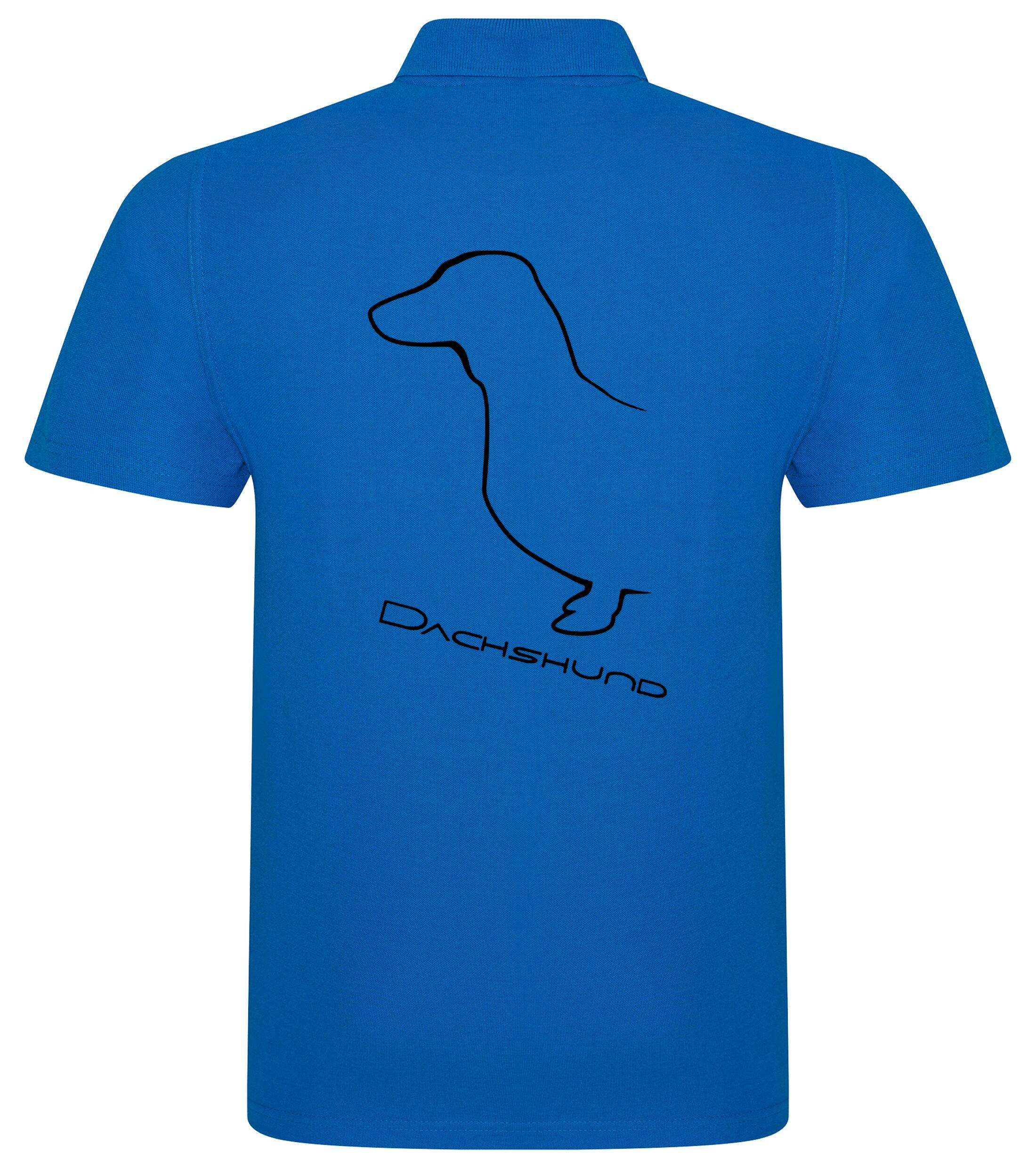 Dachshund (Smooth) Dog Breed Design Unisex Cotton Polo – Timeless Style for Dachshund Enthusiasts