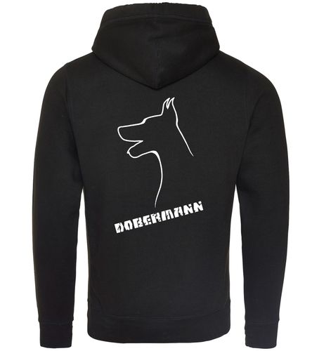 Dobermann (Head) Unisex Crossneck Pullover Hoodie – Style & Dobermann Pride